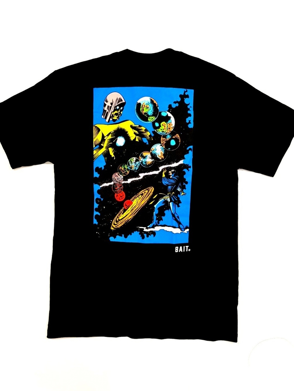 BAIT x Marvel Doctor Strange Graphic Black Cotton T-Shirt Size S